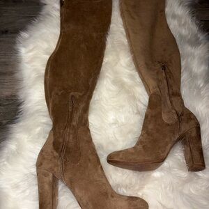 Dolce Vita knee-high heeled boots🤎👢